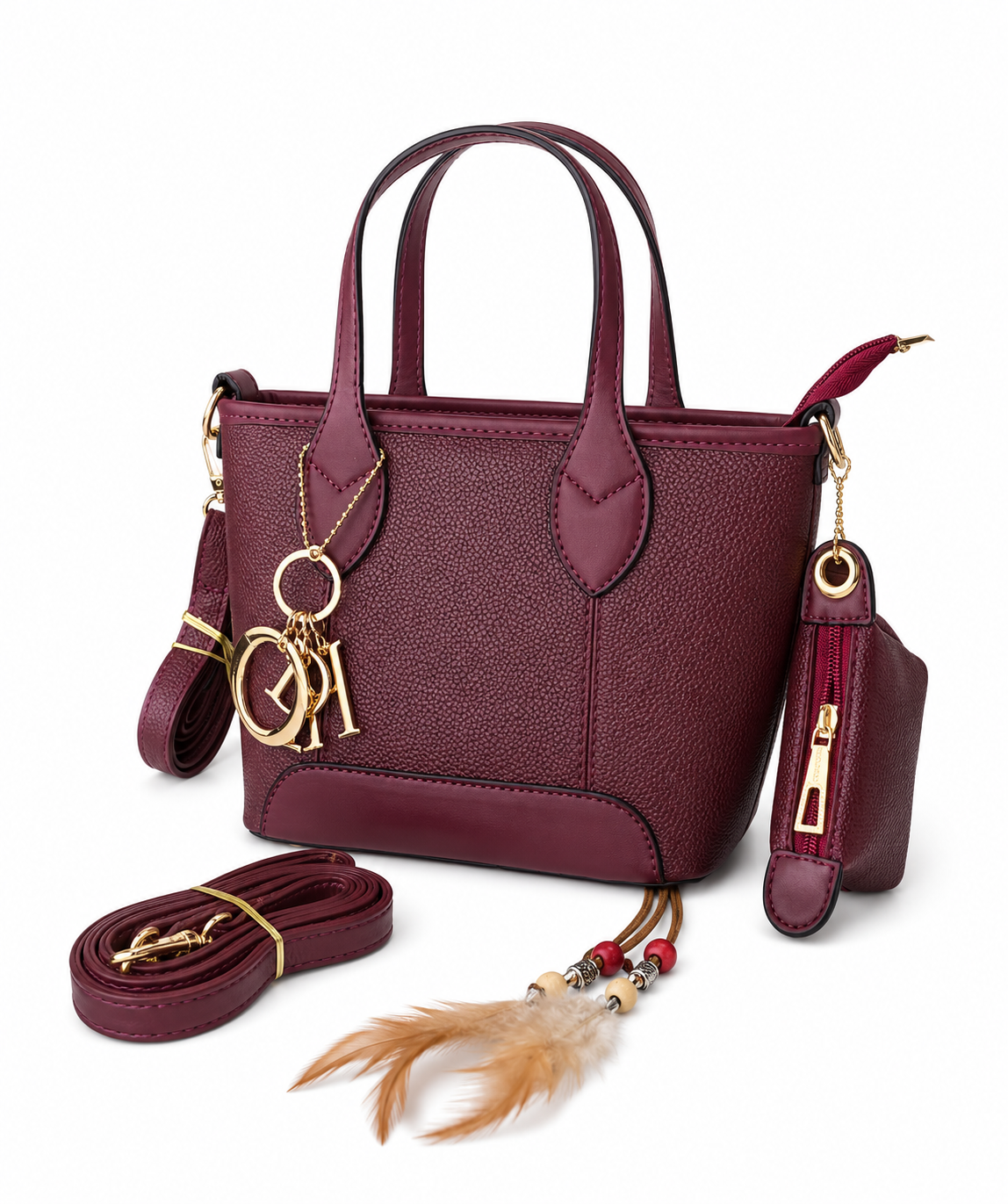 Aurelia bag - burgundy